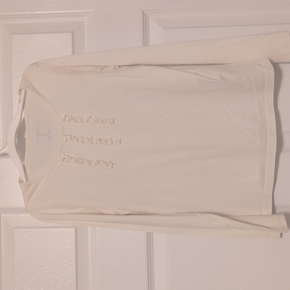 Cream shirt for girls